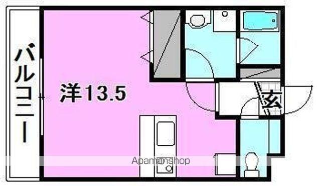 クオリスタ高砂(ワンルーム/1階)の間取り写真