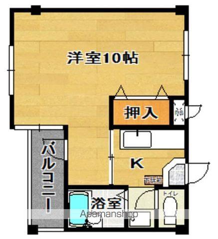 メゾンキャンパスⅡ(1K/3階)の間取り写真