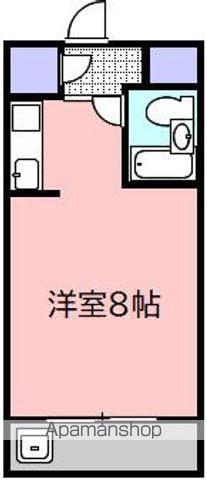 アーバンパレス(ワンルーム/1階)の間取り写真