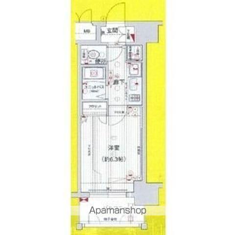 プレサンス泉セントマーク(1K/4階)の間取り写真