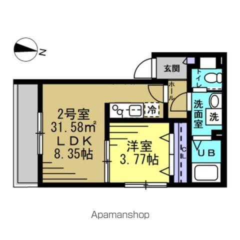 MKI本千葉(1LDK/3階)の間取り写真