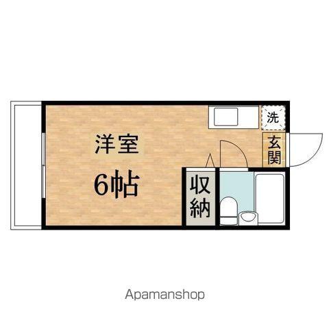 中屋ビル(ワンルーム/3階)の間取り写真