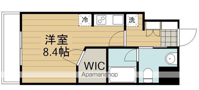 スパシエ国立矢川ステーションプラザ(ワンルーム/3階)の間取り写真