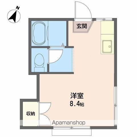 カーサこもれび(ワンルーム/2階)の間取り写真