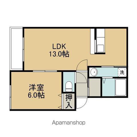 ロイヤルハイム沼ノ端G(1LDK/2階)の間取り写真