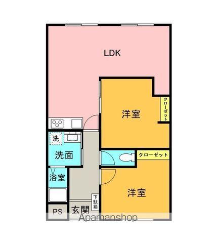 ピボットマンション池下(3LDK/5階)の間取り写真