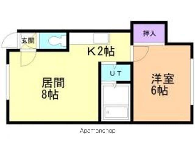 INFINI BONHEUR MIYANOSAWA(1LDK/3階)の間取り写真