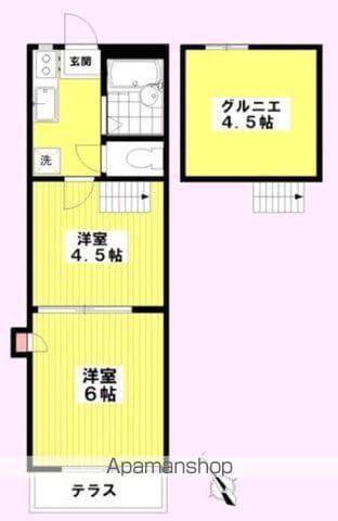 ジェネックスコート 1階階 間取り
