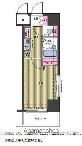 トーシンフェニックス日本橋三越前(1K/5階)の間取り写真