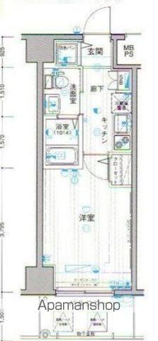パークウェル下落合駅前(1K/3階)の間取り写真
