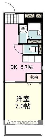 アーバンコートMK(1DK/3階)の間取り写真