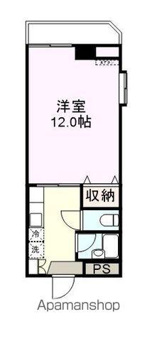 サンマリンビル(1K/2階)の間取り写真