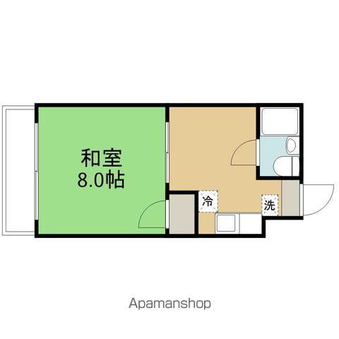 シャルム小野(1K/3階)の間取り写真