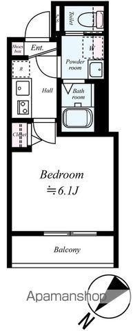 GRADUS柏Ⅱ(1K/3階)の間取り写真