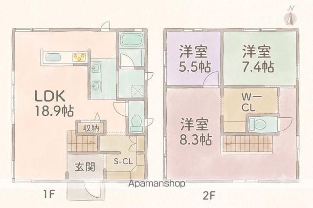 南海電鉄南海本線 和歌山大学前駅 徒歩11分 2階建 築16年(3LDK)の間取り写真