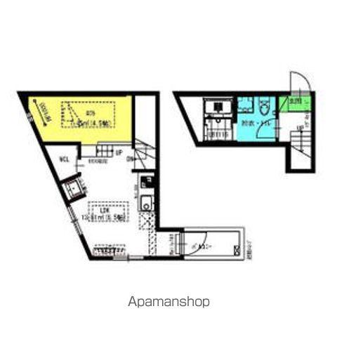TERRE-Ⅳ(ワンルーム/2階)の間取り写真