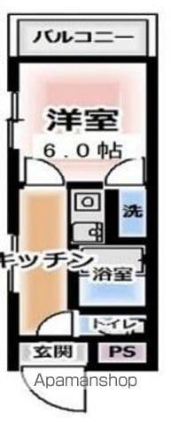 ソル イ ヴィエント(1K/3階)の間取り写真