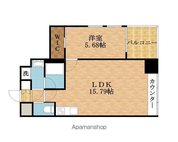 プレジオ長田(1LDK/6階)の間取り写真
