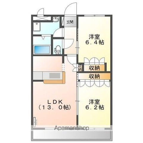 IZUMI(2LDK/1階)の間取り写真