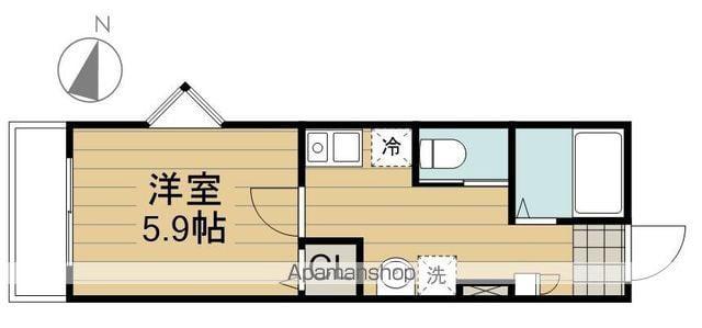 クラブレジデンス東青梅(1K/1階)の間取り写真