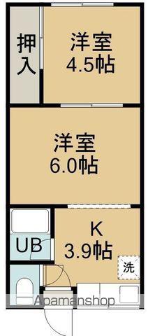 もがみ荘(2K/1階)の間取り写真