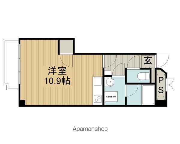 タワーリゾートマンション大手(ワンルーム/5階)の間取り写真