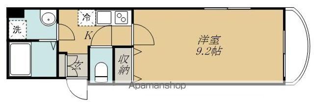 フィオーレ壱番館(1K/3階)の間取り写真