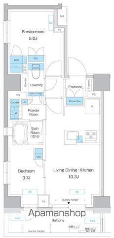 プレディアコート板橋(1SLDK/2階)の間取り写真
