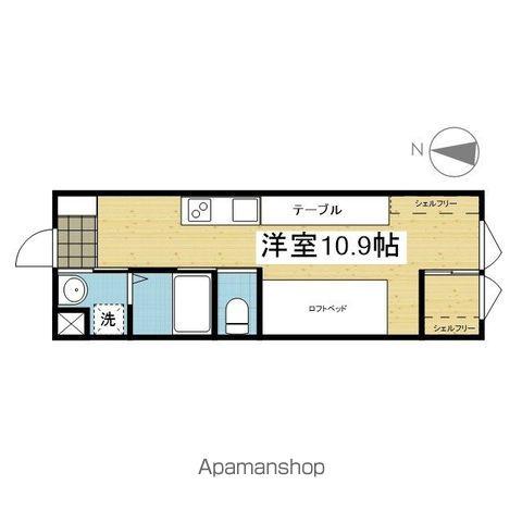スミタスヴィラ道後今市(ワンルーム/5階)の間取り写真