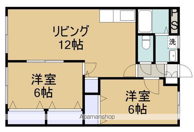 プラスパード(2LDK/1階)の間取り写真
