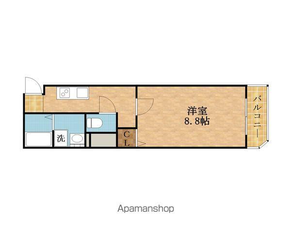 GROOVE守口駅前(1K/1階)の間取り写真