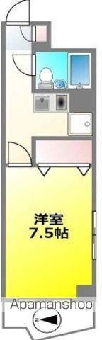 KSスクエア(1K/10階)の間取り写真