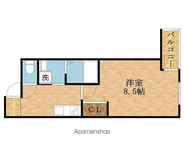 フジパレス今津中ウエスト(1K/1階)の間取り写真
