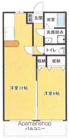 サンクレール(1LDK/2階)の間取り写真