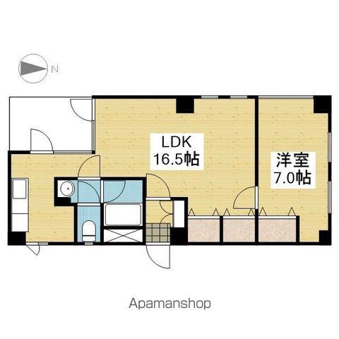 Mホーナー森松(1LDK/5階)の間取り写真
