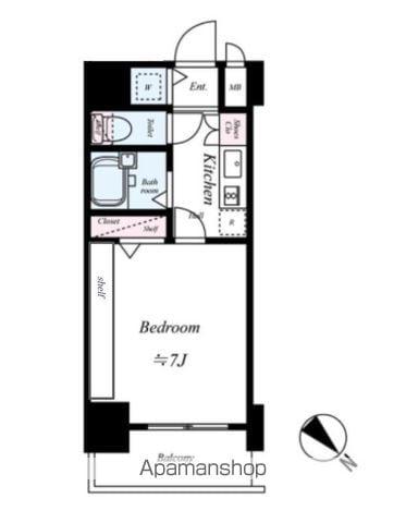 ステージファースト本駒込(1K/11階)の間取り写真