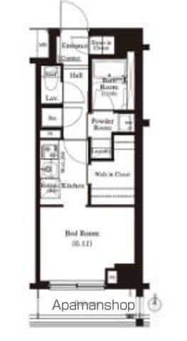 アーバンパーク住吉(ワンルーム/7階)の間取り写真