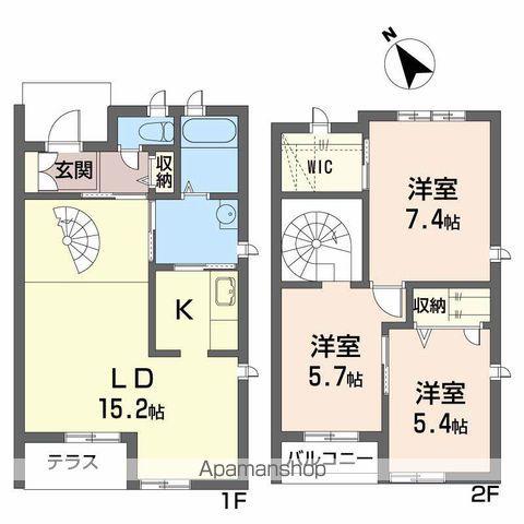 シャーメゾン松江(3LDK)の間取り写真
