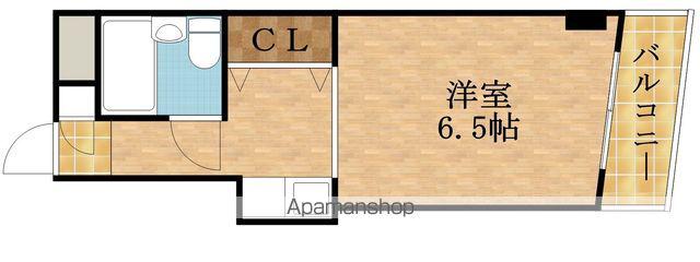 プレジデント千林(1K/3階)の間取り写真