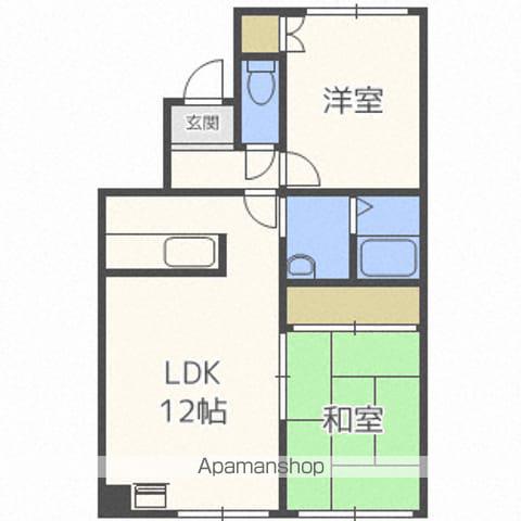 TNKハイツAOKI(2LDK/2階)の間取り写真