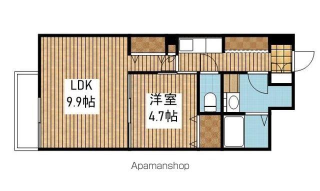 フラワーフェアリ(1LDK/1階)の間取り写真