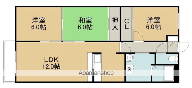 Jステージ高丘(3LDK/5階)の間取り写真
