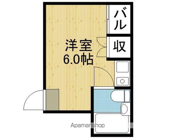 リビエール今里(ワンルーム/6階)の間取り写真