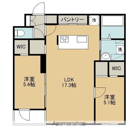 R-FINO千歳末広(2LDK/1階)の間取り写真