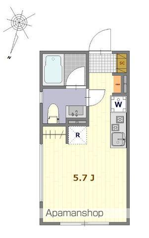 MDM西巣鴨(1K/4階)の間取り写真
