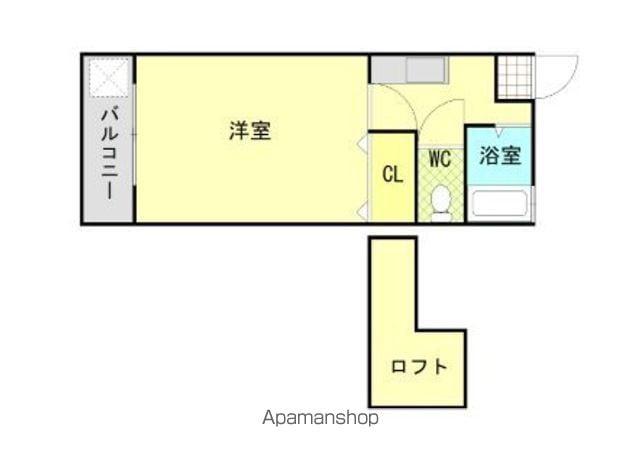 サンコート原町(1K/1階)の間取り写真