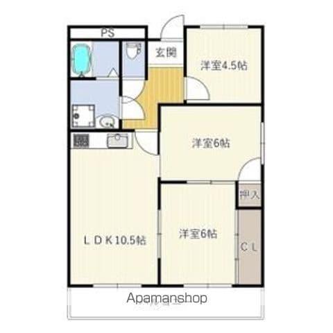 メゾンセレナ(3LDK/2階)の間取り写真