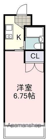 トミーハイツ(1K/2階)の間取り写真