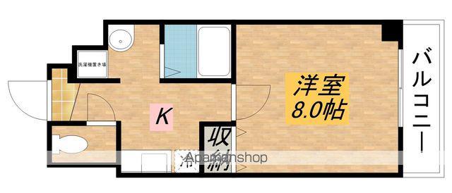 ジョイフルコート大塚(1K/2階)の間取り写真
