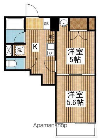 プレステージ新潟(2K/10階)の間取り写真